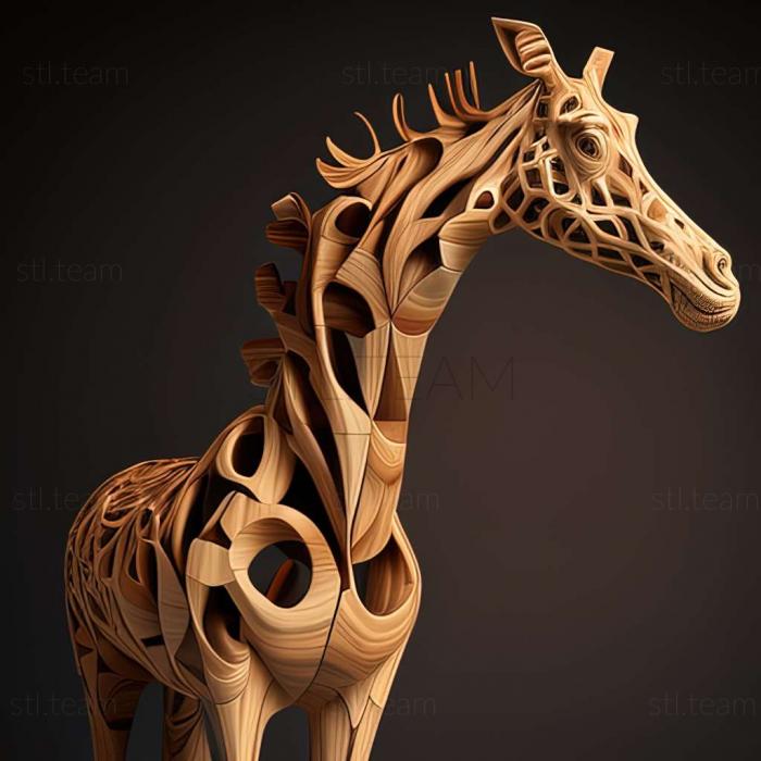 3D модель Жираф Джума (STL)